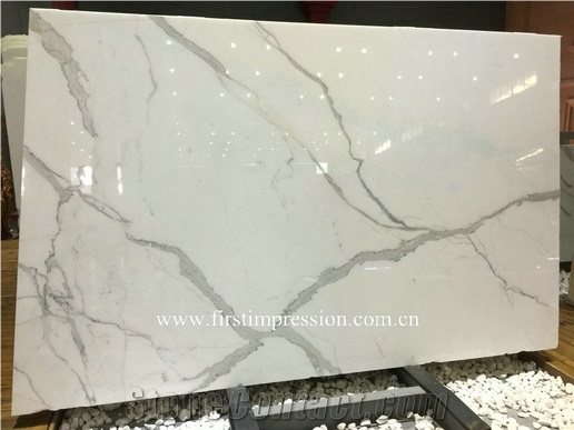 Statuario White Marble Slab ,Calacatta Gold Tiles ,White Marble Slab