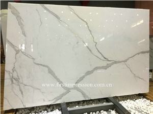 Statuario White Marble Slab ,Calacatta Gold Tiles ,White Marble Slab