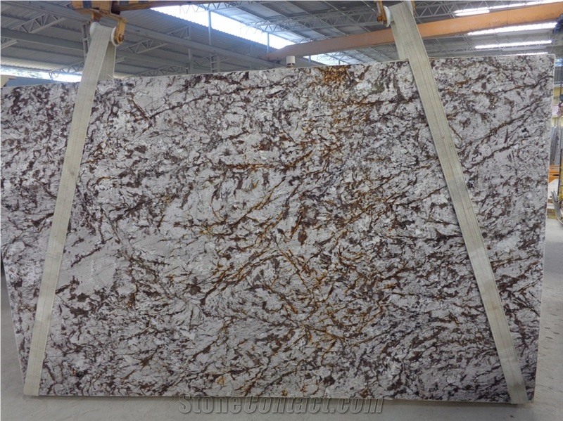 Orion White Granite Slabs