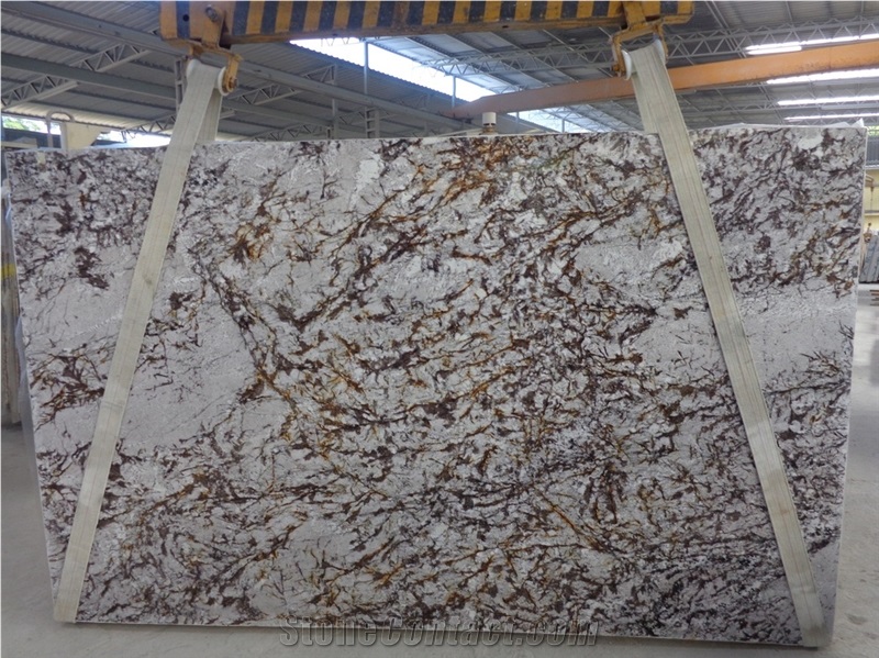 Orion White Granite Slabs