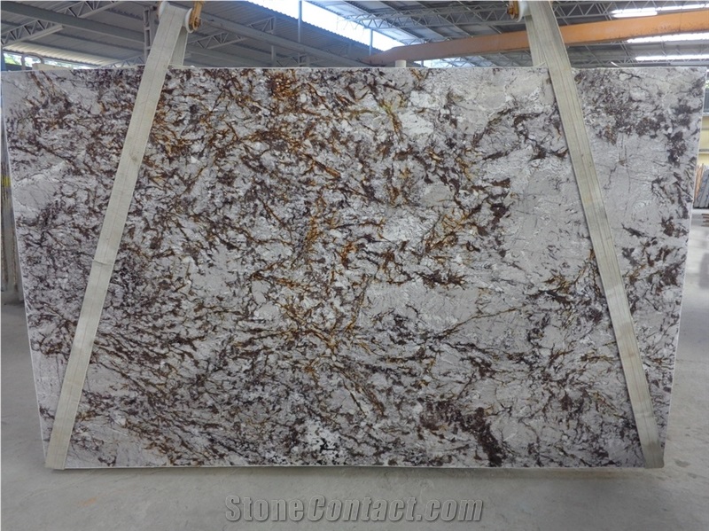 Orion White Granite Slabs