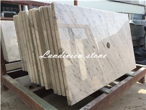 Bianco Carrara Bathroom Vanity Tops