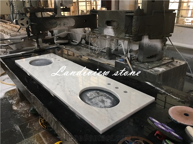 Bianco Carrara Kitchen Worktops, Countertops