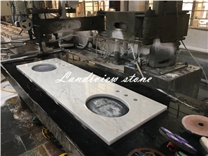 Bianco Carrara Kitchen Worktops, Countertops