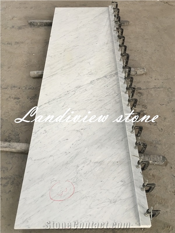 Bianco Carrara Marble Kitchen Tops