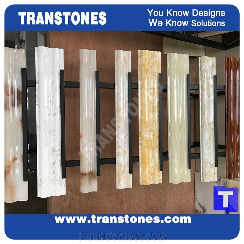 Manmade Translucent Stone Molding & Border