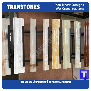 Manmade Translucent Stone Molding & Border