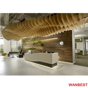 China Factory Acrylic Hotel Lobby Salon Gym Reception Desk