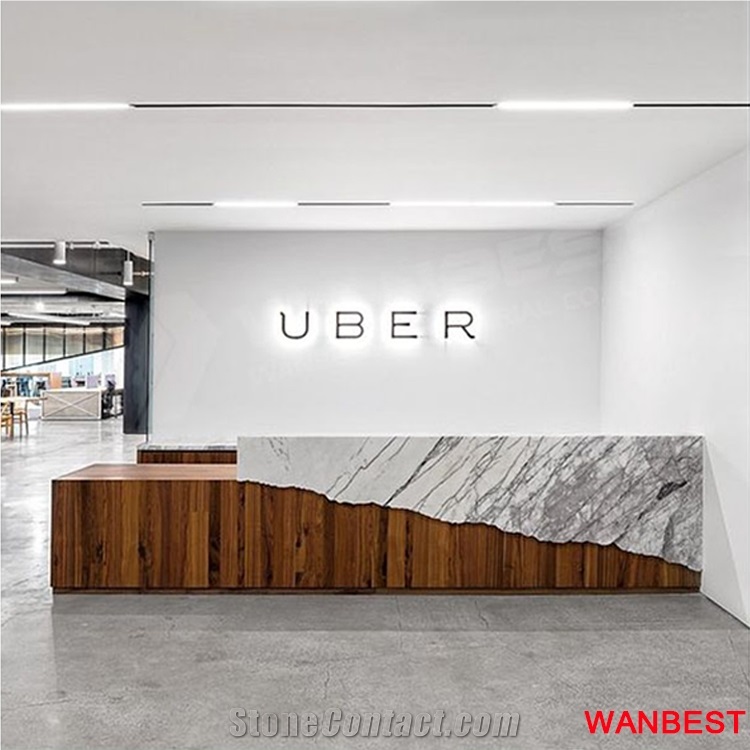 China Factory Acrylic Hotel Lobby Salon Gym Reception Desk