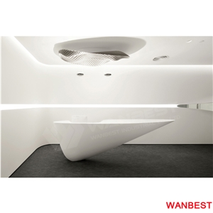 Low Price White Cloth Shopping Center Company Spa Reception Desk