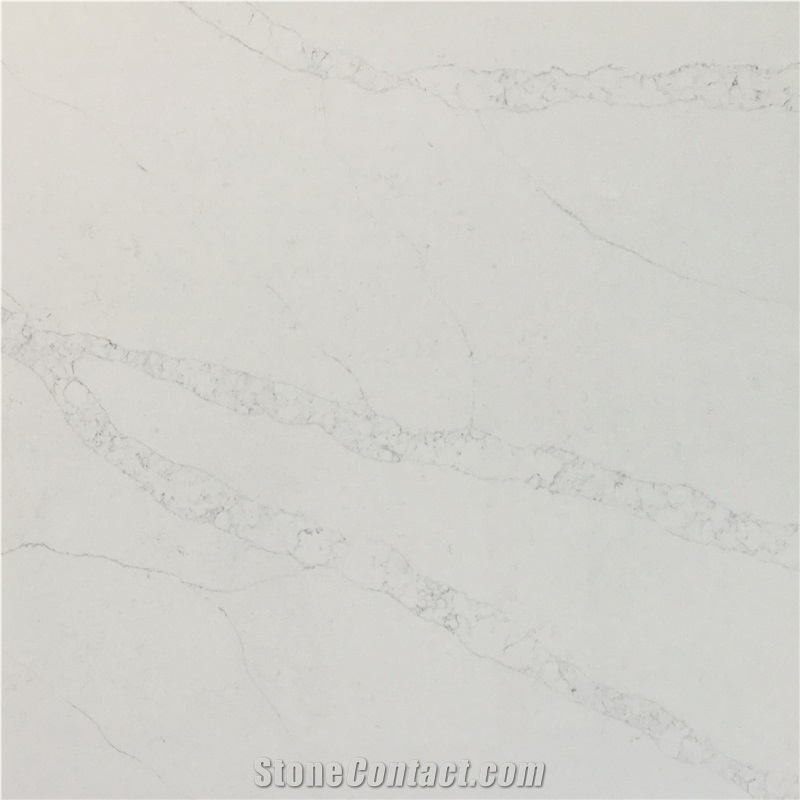 Calacatta Artificial Stone Slabs & Tiles, China White Quartz