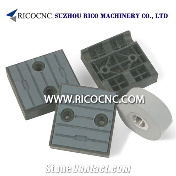 Cnc Track Pads, Rubber Tracking Pads, Conveyor Chain Pads for Edgebander Machine