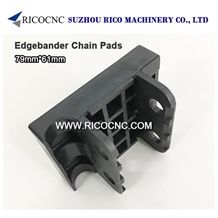 Edgebander Chain Pads 79x61mm, Cnc Track Pads, Rubber Tracking Pads