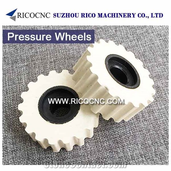 Homag Pressure Wheels, Rubberized Hold Down, Scm Pressure Rollers ,Gear Wheels for Ima Brandt Edgebander, Biesse Roller Wheels with Bearings