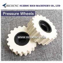 Homag Pressure Wheels, Rubberized Hold Down, Scm Pressure Rollers ,Gear Wheels for Ima Brandt Edgebander, Biesse Roller Wheels with Bearings