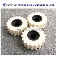 Homag Pressure Wheels, Rubberized Hold Down, Scm Pressure Rollers ,Gear Wheels for Ima Brandt Edgebander, Biesse Roller Wheels with Bearings