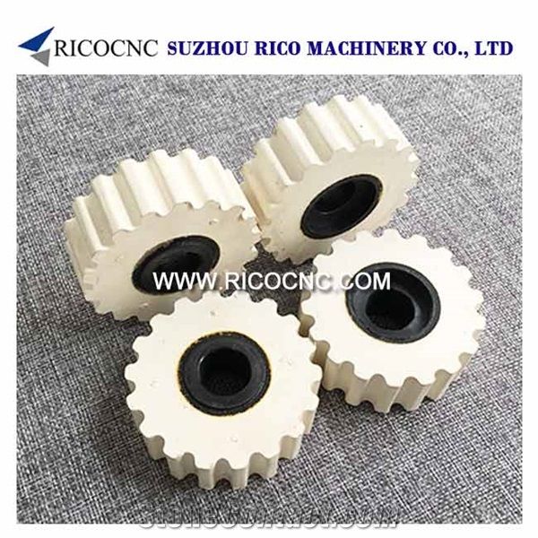 Homag Pressure Wheels, Rubberized Hold Down, Scm Pressure Rollers ,Gear Wheels for Ima Brandt Edgebander, Biesse Roller Wheels with Bearings