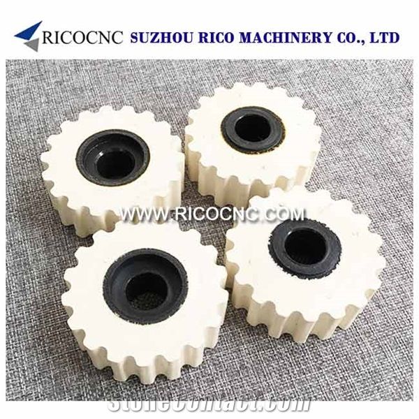Homag Pressure Wheels, Rubberized Hold Down, Scm Pressure Rollers ,Gear Wheels for Ima Brandt Edgebander, Biesse Roller Wheels with Bearings