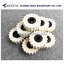 Homag Pressure Wheels, Rubberized Hold Down, Scm Pressure Rollers ,Gear Wheels for Ima Brandt Edgebander, Biesse Roller Wheels with Bearings