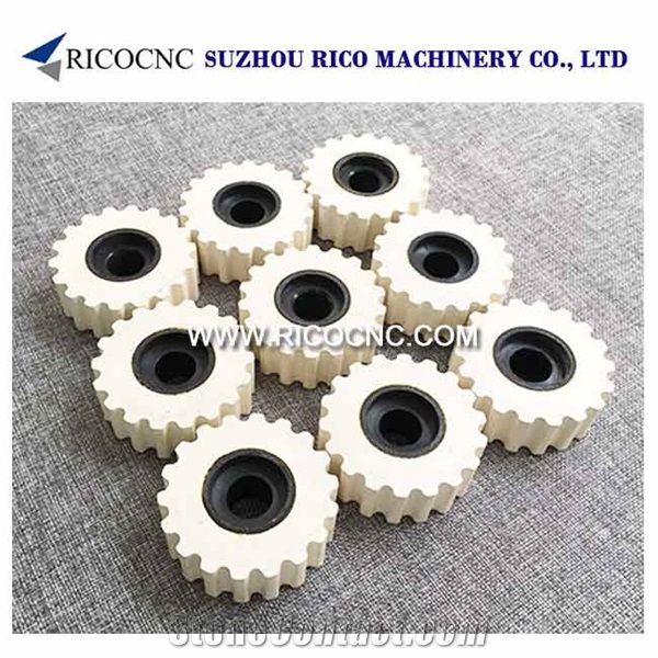 Homag Pressure Wheels, Rubberized Hold Down, Scm Pressure Rollers ,Gear Wheels for Ima Brandt Edgebander, Biesse Roller Wheels with Bearings