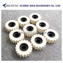 Homag Pressure Wheels, Rubberized Hold Down, Scm Pressure Rollers ,Gear Wheels for Ima Brandt Edgebander, Biesse Roller Wheels with Bearings