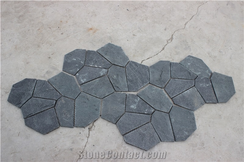 Natural Stone,Quartzite Random Flagstones, Flagstone Walkway Pavers