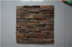 Split Surface Durable Natural Rusty Culture Stone Slate