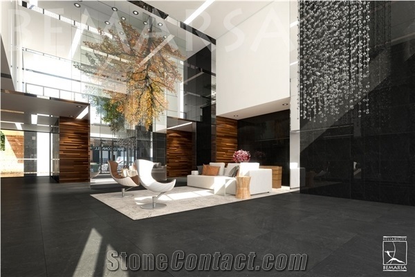 Infinity Black Marble Slabs & Tiles