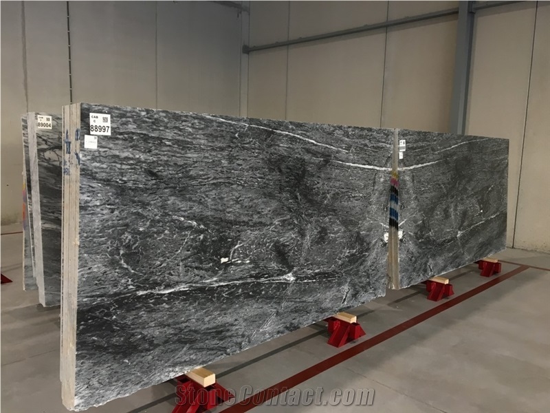 Ruby Grey Marble Tiles & Slabs