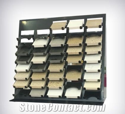 Countertop Stone Quartz Granite Ceramic Display Stand Rack