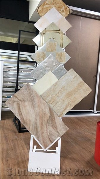 Tile/Carpet/Granite/Marble/Onyx/Limestone/Travertine/Quartz/Basalt/Stone/Hardwood/Marble Slabs Display Rack Showroom Stand Xiamen China