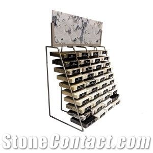 Waterfall Stone Sample Racks for Quartz Tile Marble Sample Racks