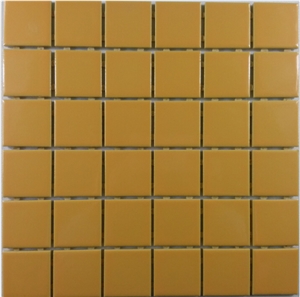 Yellow Matt Ceramic Mosaic