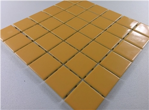 Yellow Matt Ceramic Mosaic