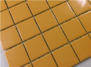 Yellow Matt Ceramic Mosaic