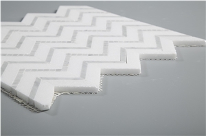 Carrara White Mosaic Polished,White Marble Mosaic Pattern,Professional Mosaic Factory,Mosaic Manufacturer