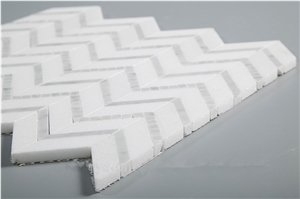 Carrara White Mosaic Polished,White Marble Mosaic Pattern,Professional Mosaic Factory,Mosaic Manufacturer