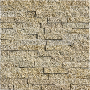 Granite Culture Stone,Rusty Yeloow Ledgestone,Wall Cladding