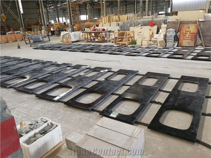 Angola Brown High Glossy Bathroom Countertops,Vanity Top for Hotel