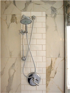 Calacatta Carrara White Marble Bathroom Top,Vanity Top Customzied