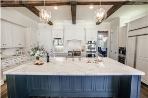Calacatta Gold Marble Modern Kitchen Islands Top,Countertop Customzied
