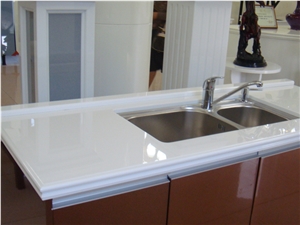 Pure White Crystallized Stone Slab,Nano Glass Panel Tile Factory Price