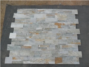 China Multicolor Slate Cultured Stone,Wall Cladding and Flooring Tiles,Natural Stone Veneer,Indoor and Outdoor Decoration,Wholesale Price