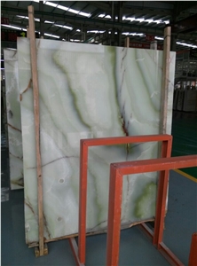 White Jade, Light Green Onyx,Wall and Floor Covering Tiles,French Pattern