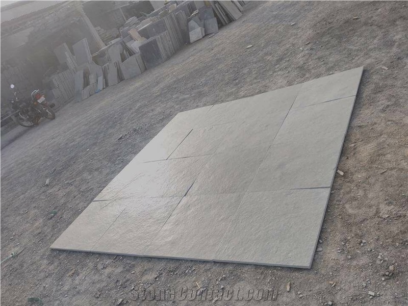 Madras Grey Lime Stone Slabs & Tiles, Lime Grey Limestone Slabs & Tiles