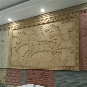 Chinese Hand Carved Sandstone Lion Statue for Sale Customer Size