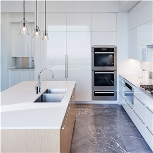 Silver Grey Marble Floor Tiles