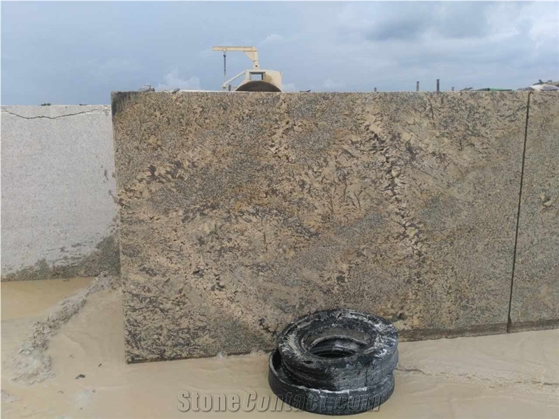 Phantom Golden Flower Granite Slabs & Tiles