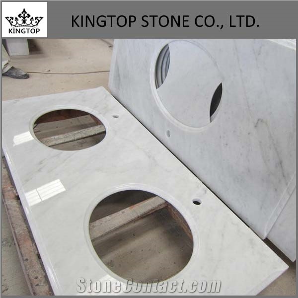 Bianco Di Carrera White Bathroom Vanity Tops