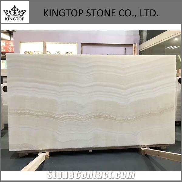 Own Factoryturkey White Tiger Onyx,Straight Veining Slabs,Floor Tile